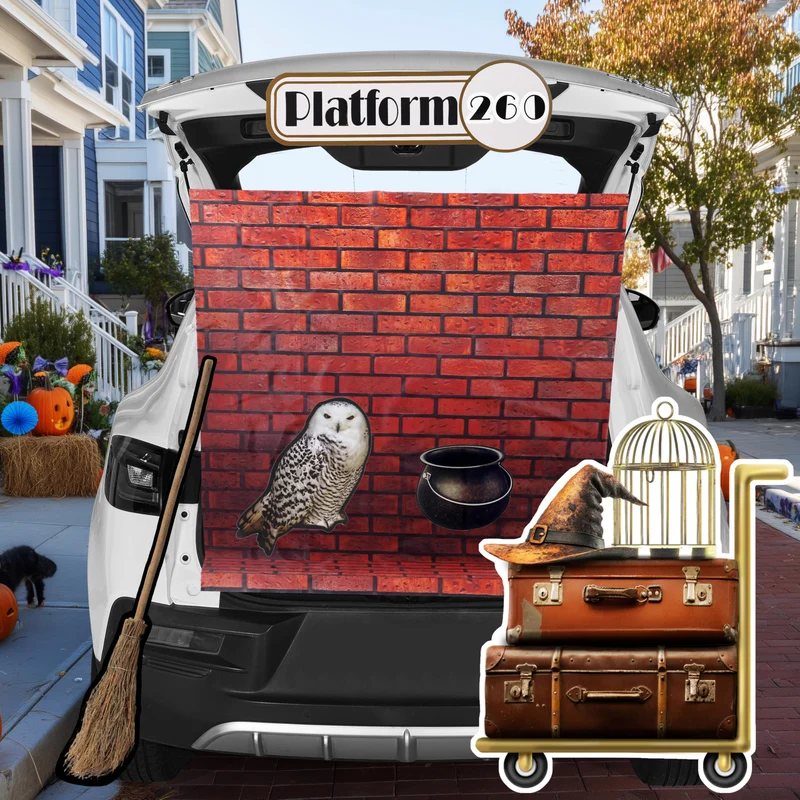 Halloween Magic Platform Theme Decorations Kit for Car