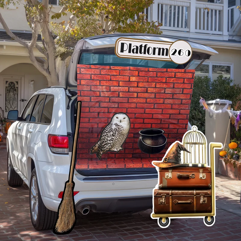Halloween Magic Platform Theme Decorations Kit for Car