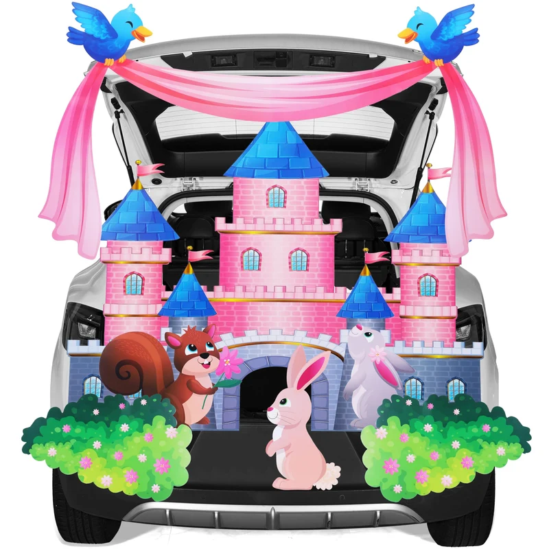 Castle Theme Halloween Trunk or Treat Car Decorations Kit