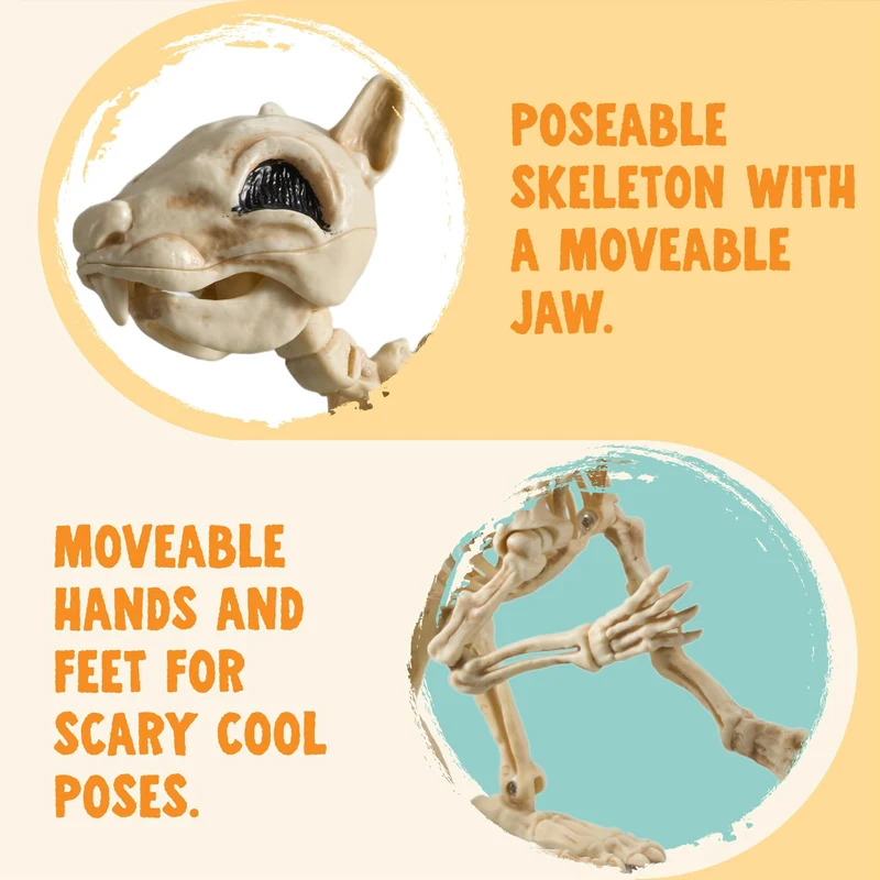 9.1 Inch Squirrel Skeleton Halloween Decoration