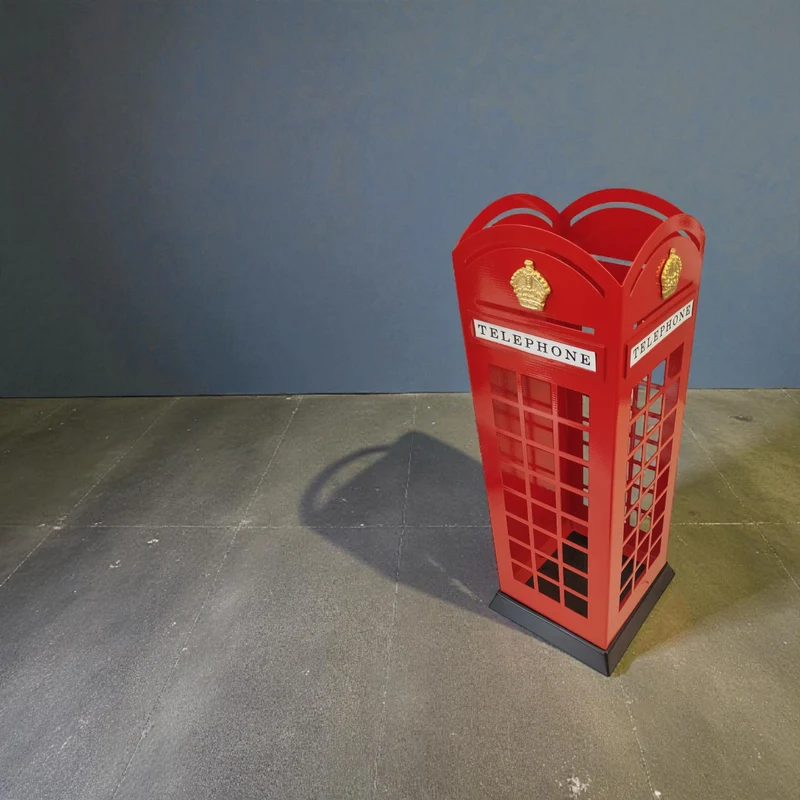 Rote Telefonzelle Schirmständer - Spazierstockständer London