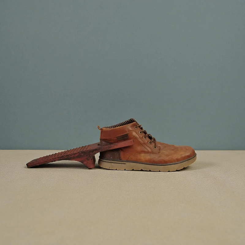 Boot Jack Retro Stiefelknecht Schuhlöffel aus Gusseisen