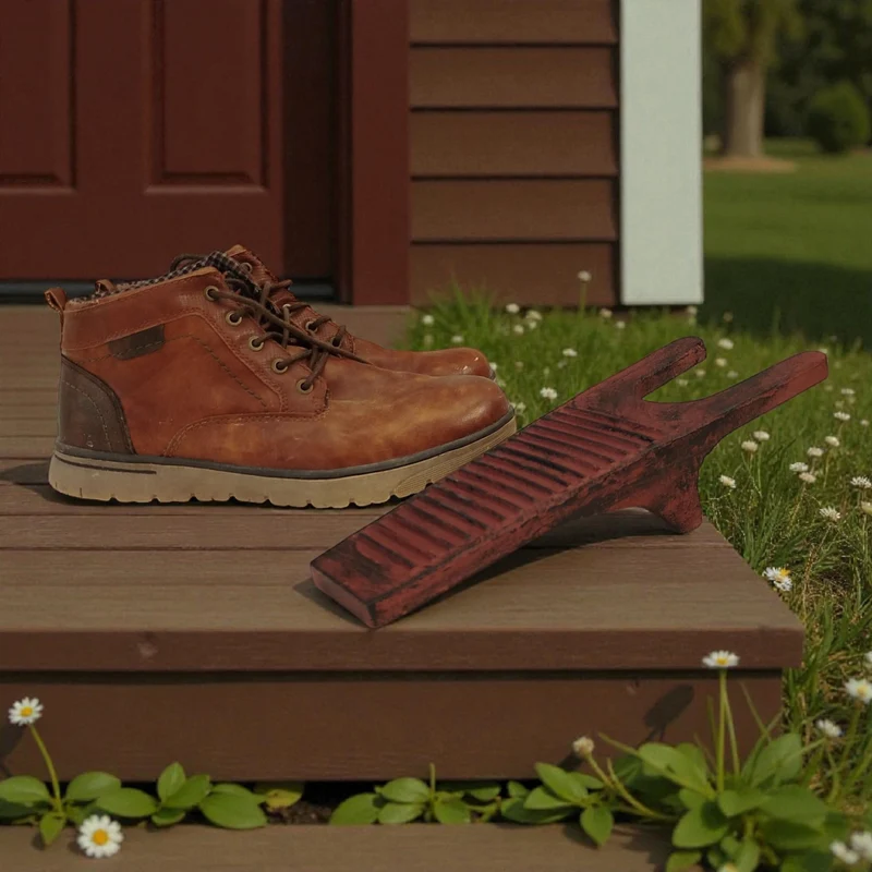 Boot Jack Retro Stiefelknecht Schuhlöffel aus Gusseisen