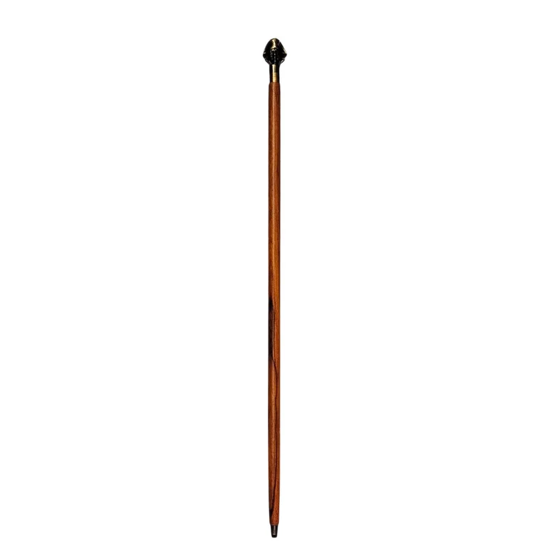 Napoleon Bonaparte Spazierstock aus Holz mit goldenem Griff aus Metall