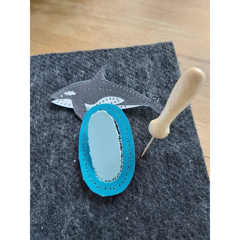 Prickelset für Kinder - Buchstaben zum Prickeln
