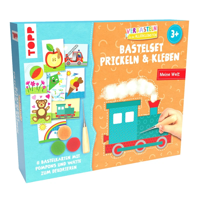 Verbasteln für die Allerkleinsten: Prickeln & Kleben - Meine Welt