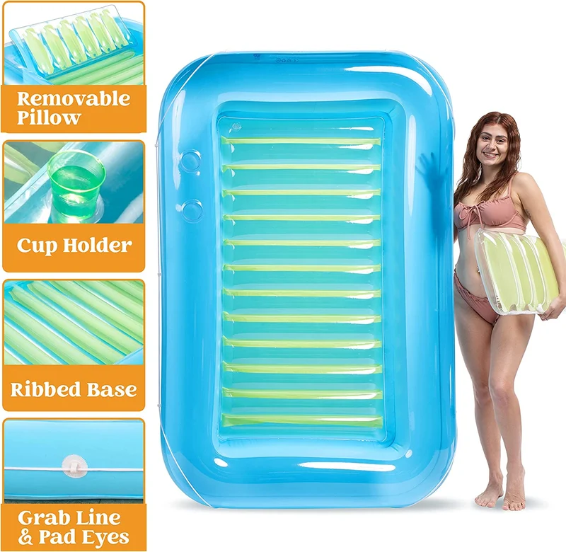 Inflatable Suntan Blue Green