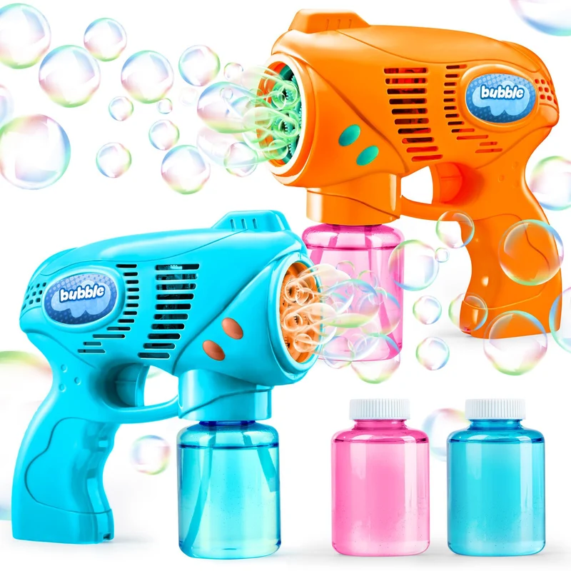 2Pcs Bubble gun with Solution