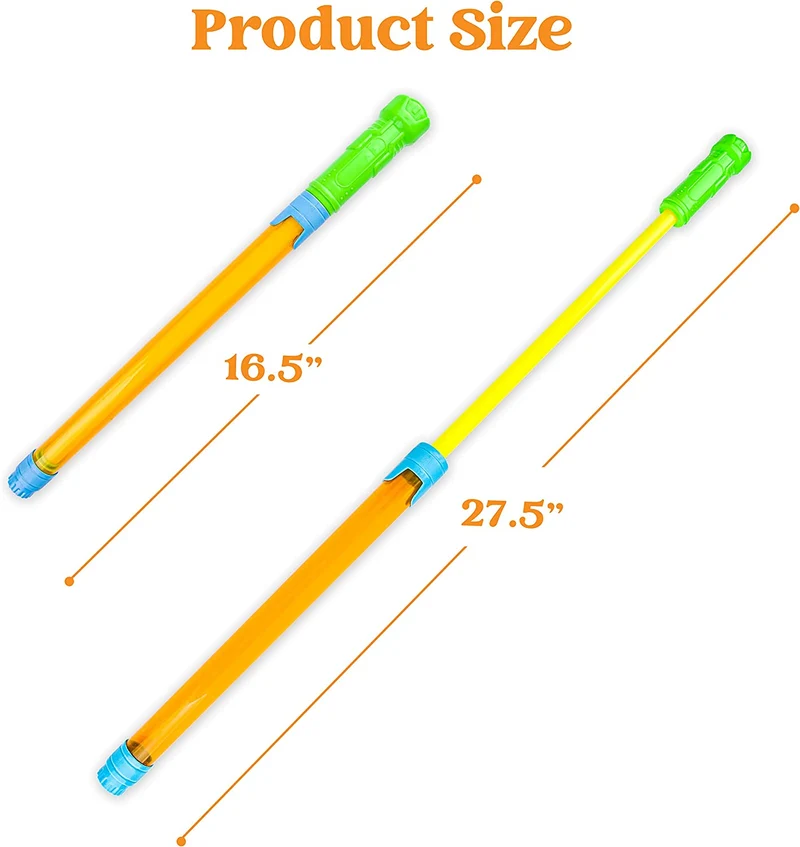 12Pcs Water Blasters 16.5in