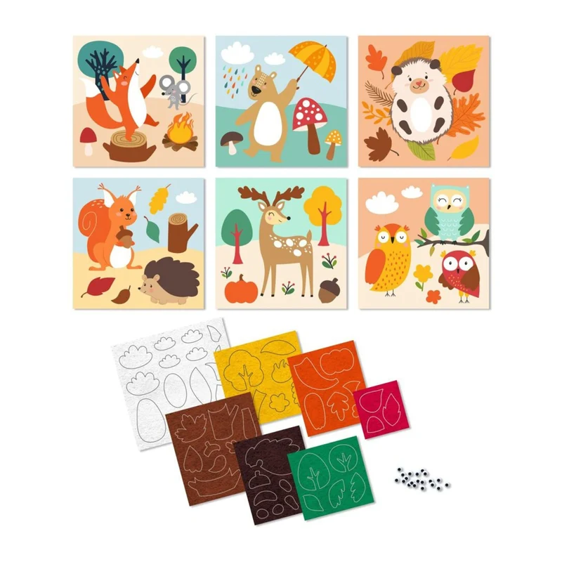Bastelset Filzbilder "Forest friends"