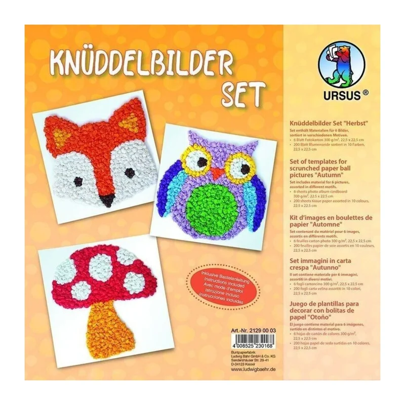 Knüddelbilder-Set "Herbst"