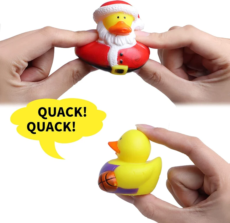 24 Days Advent Calendar Countdown Working Rubber Ducks