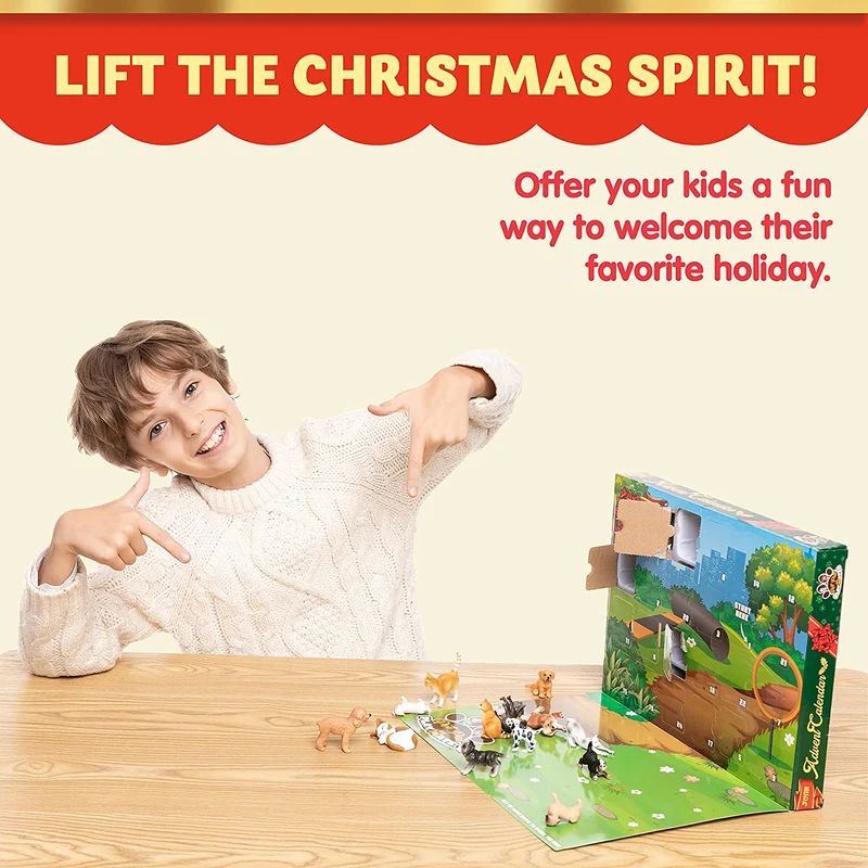 Advent Calendar Dog and Cat Action Playset
