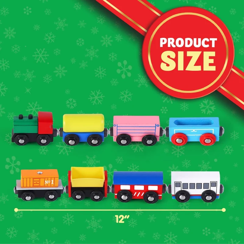 Advent Calendar Wooden Train