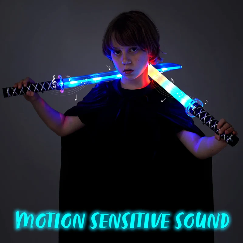 JOYIN - Ninja Led Pretend Play Swords, 2 Pcs