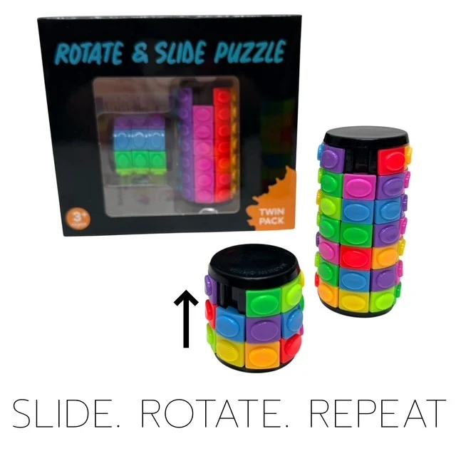 Slide & Rotate Puzzle - Twin Pack