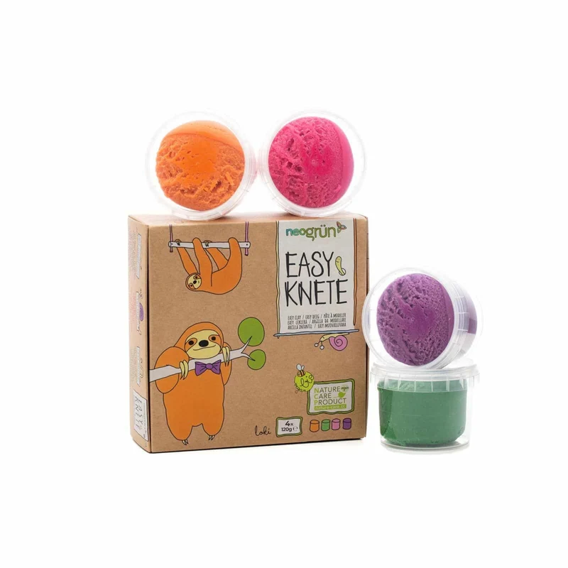 Bio Easy-Knete - 4er Set "Loki"
