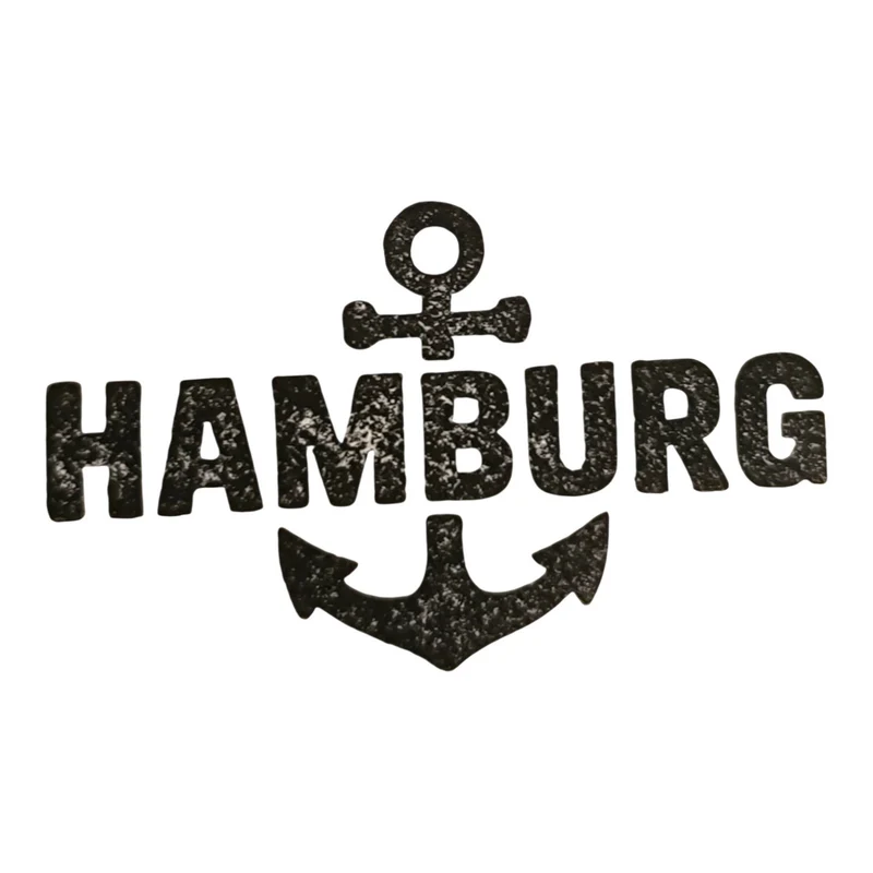 Hamburg Holzstempel mit Anker
