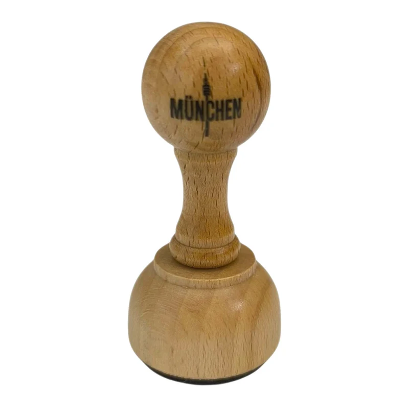 München Holzstempel mit Olympiaturm