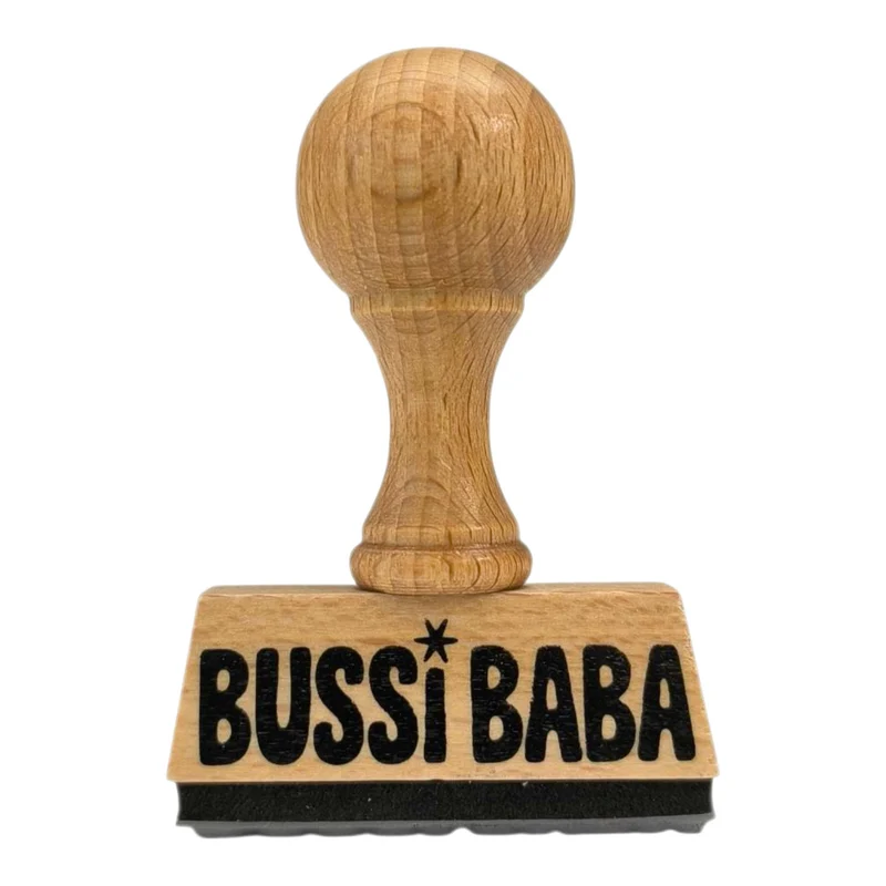 Bussi Baba Holzstempel