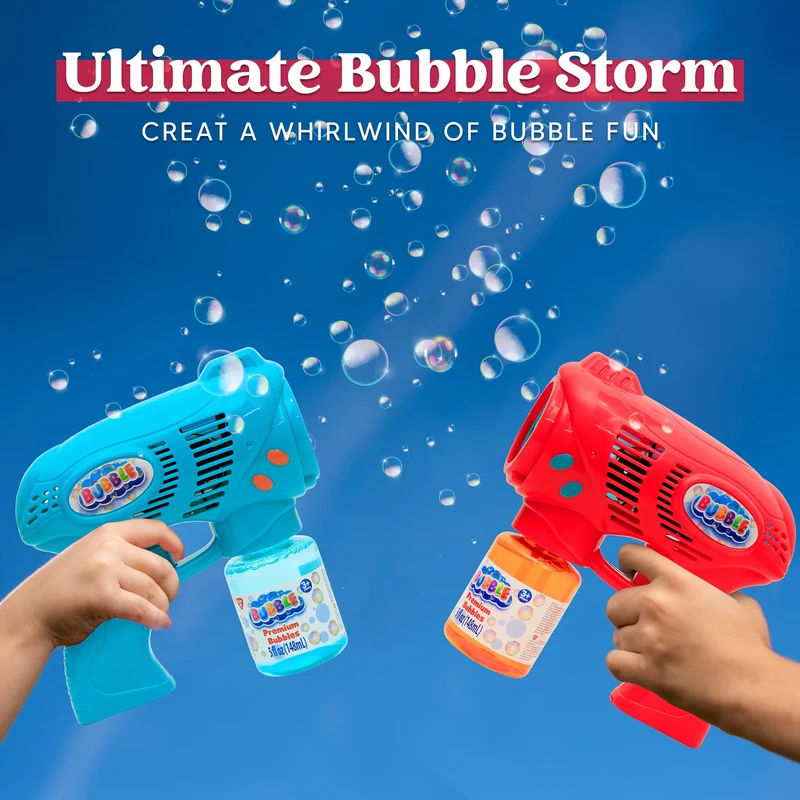 Red & Blue Bubble Guns