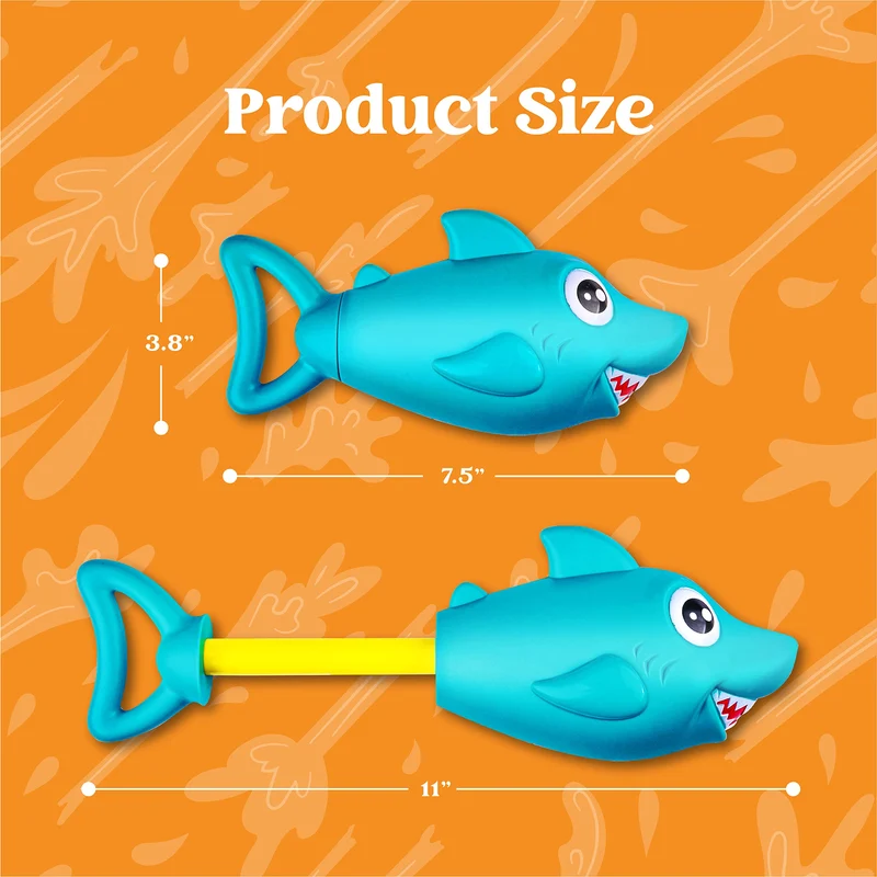3 Pack Water Animal Character Water Soakers