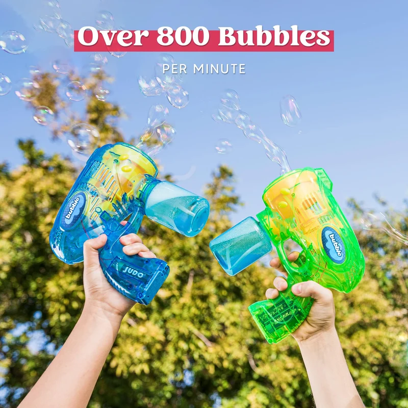 2 pieces Bubble Guns Green Blue