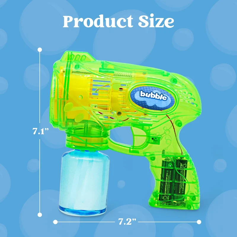 2 pieces Bubble Guns Green Blue