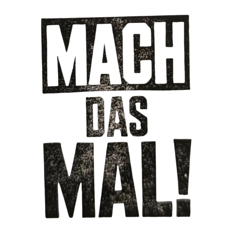Mach das mal! Holzstempel