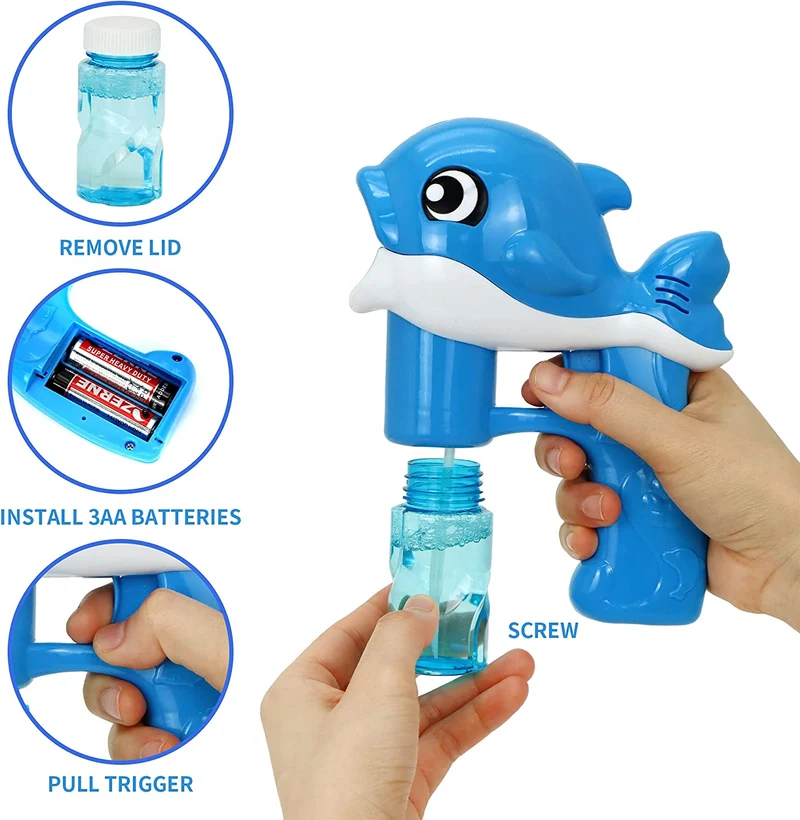 Bubble Whale Guns (Yellow, Blue)