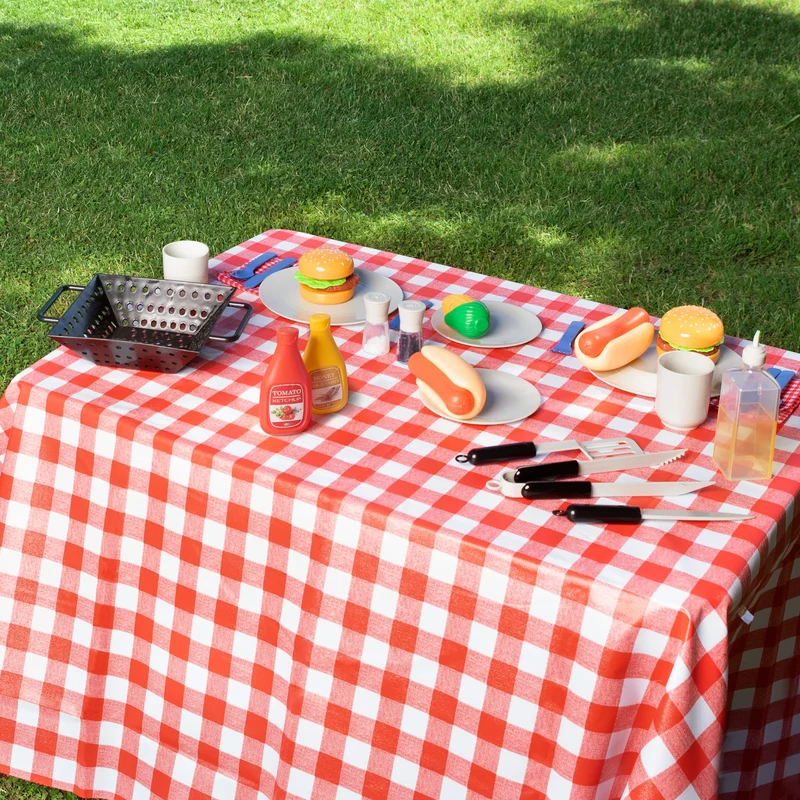 PLAY-ACT - Barbecue Food and Accessories Toy Set, 27 Pcs