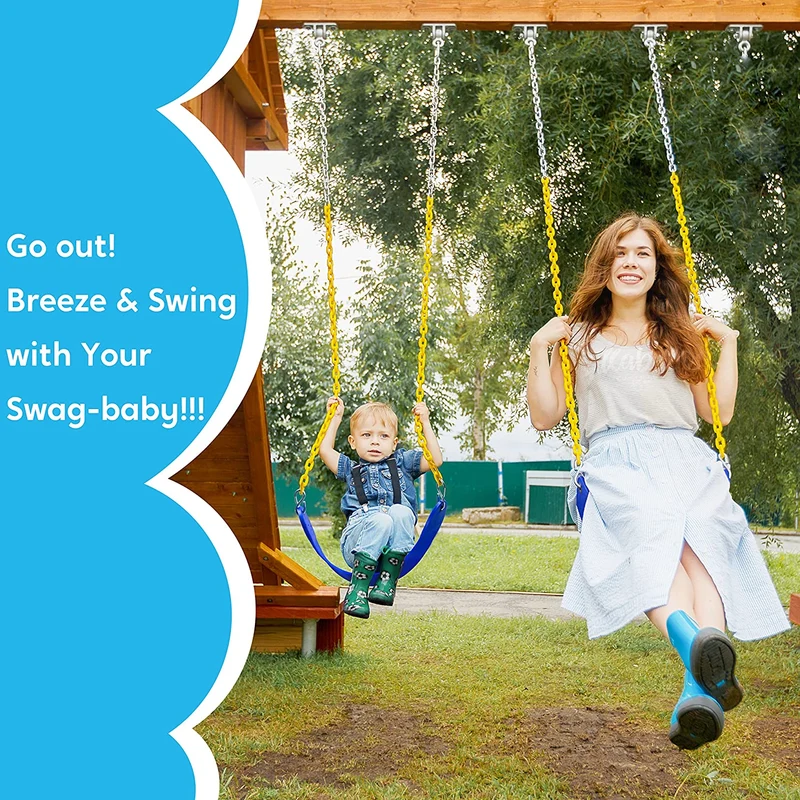 TURFEE - Blue Swing Seat, 2 Pack
