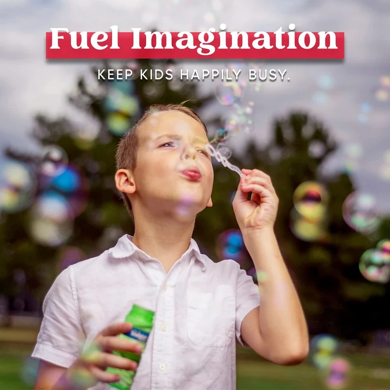 4 oz Bubble Bottles with wand, 24 Pcs