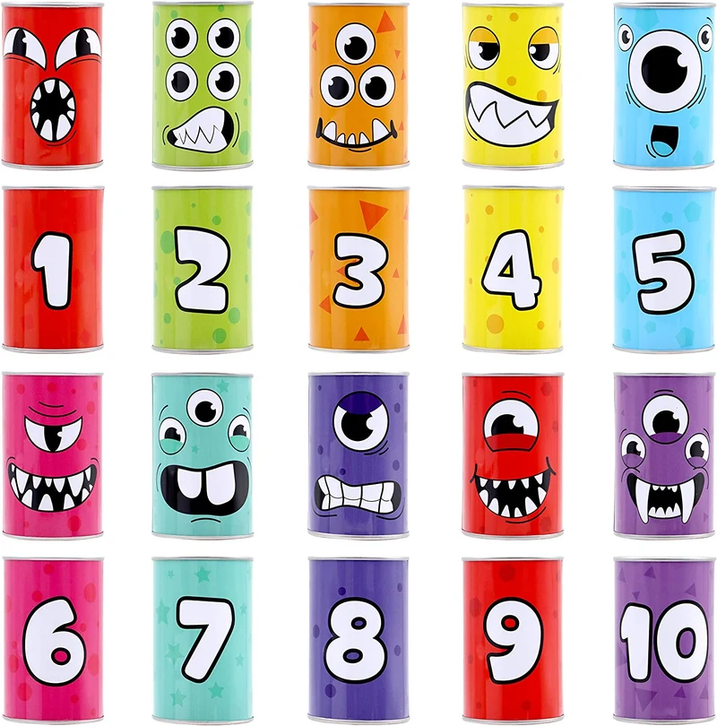 Carnival Bean Bag Toss Can Game Set, 13 Pcs