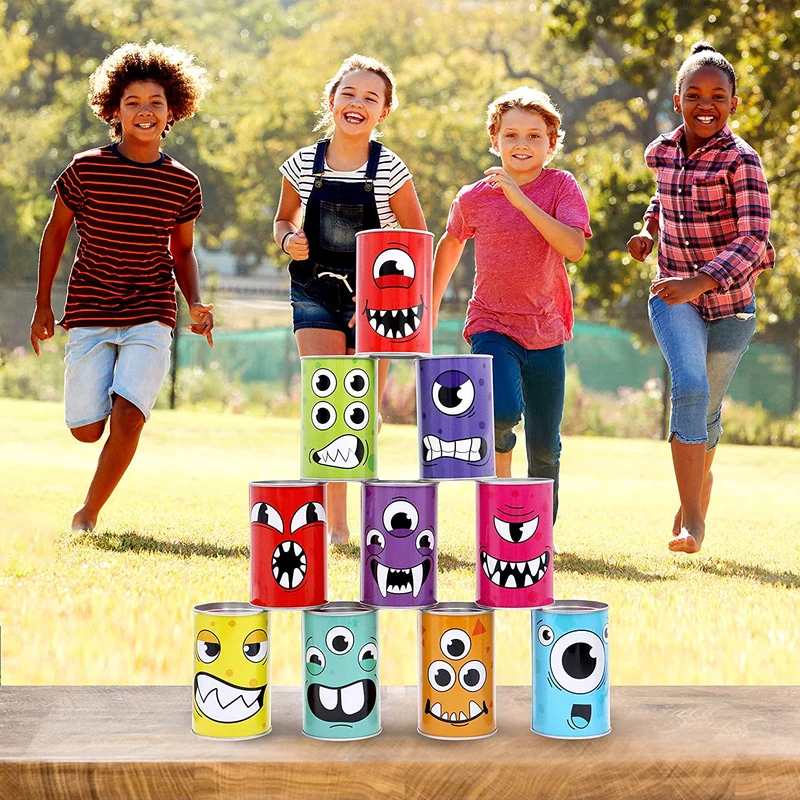 Carnival Bean Bag Toss Can Game Set, 13 Pcs