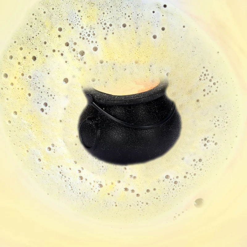 Halloween Witch Cauldron Bath Bomb with Mochi Squishy, 6 Pack