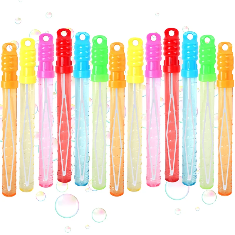 6 Color Bubble wands, 24 Pack