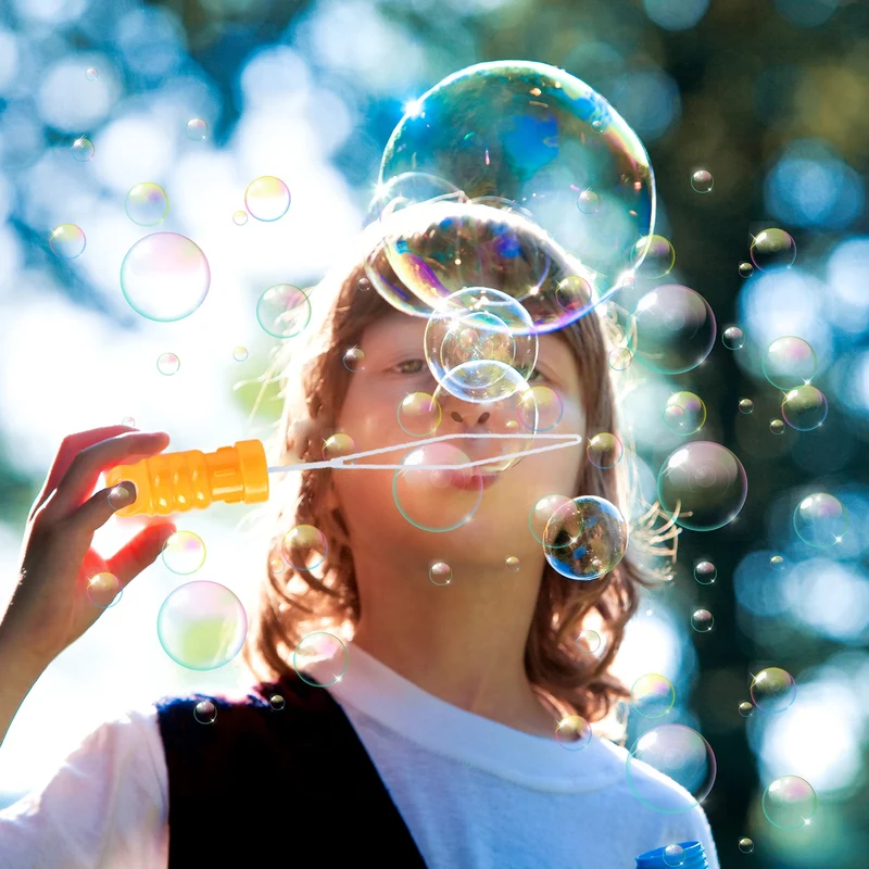 6 Color Bubble wands, 24 Pack
