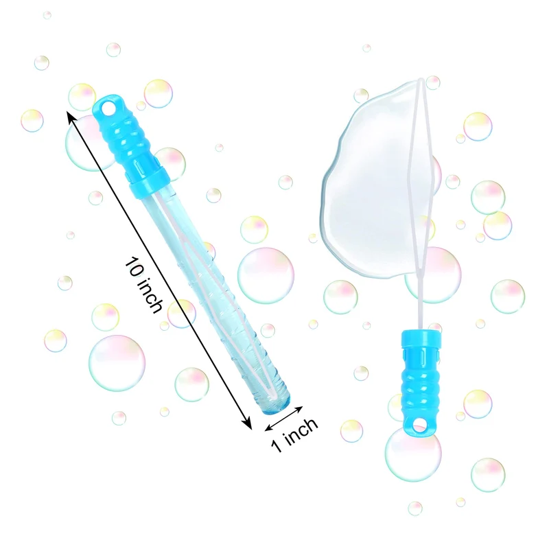 6 Color Bubble wands, 24 Pack