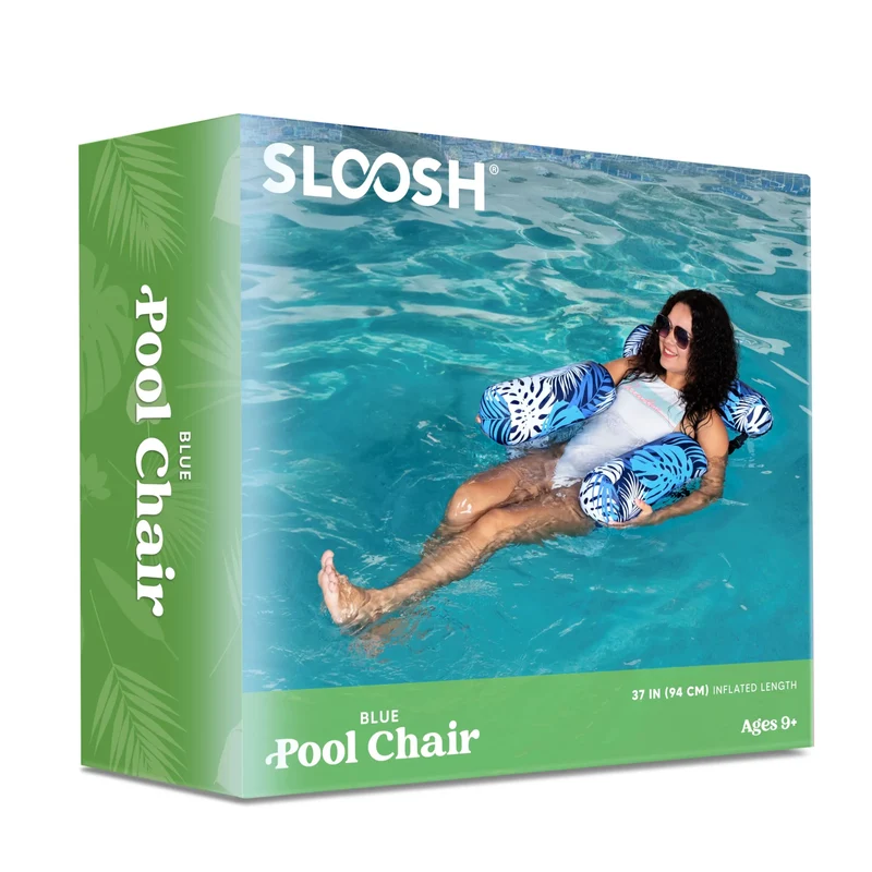 Plant Pattern Inflatable Pool Floats Lounge Chairs for Adult