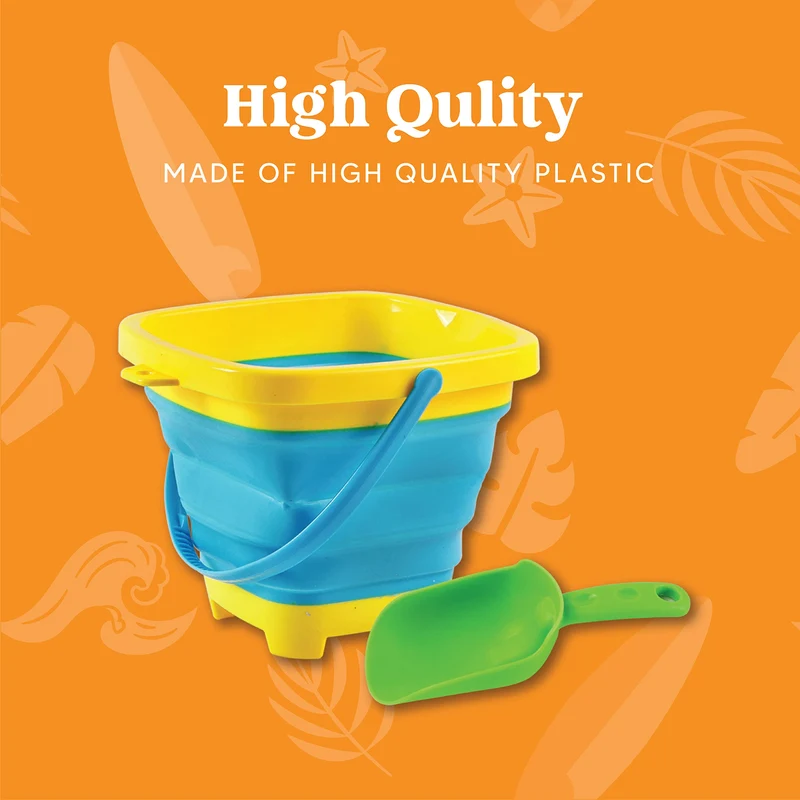 SLOOSH - Foldable Sandbox Buckets, 3 Pcs