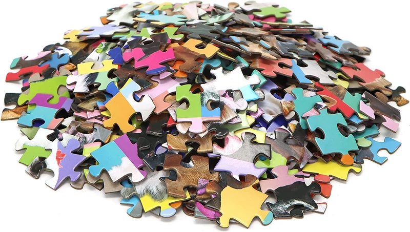 Multicolor Dogs Puzzles, 300 Pcs