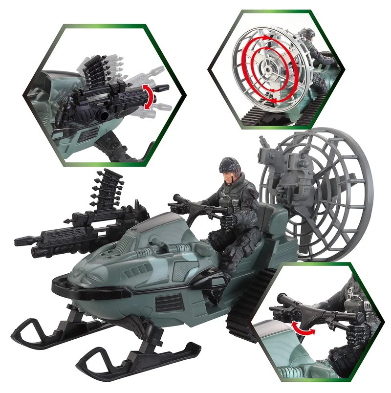 Camouflage Land and Air Military Toy Set