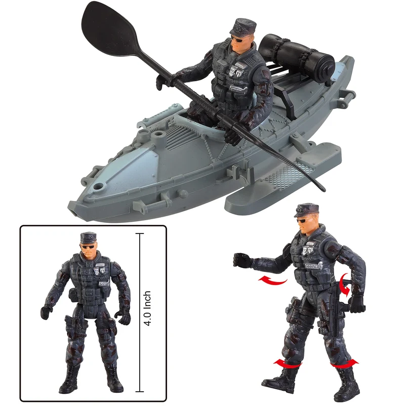 Camouflage Land and Air Military Toy Set