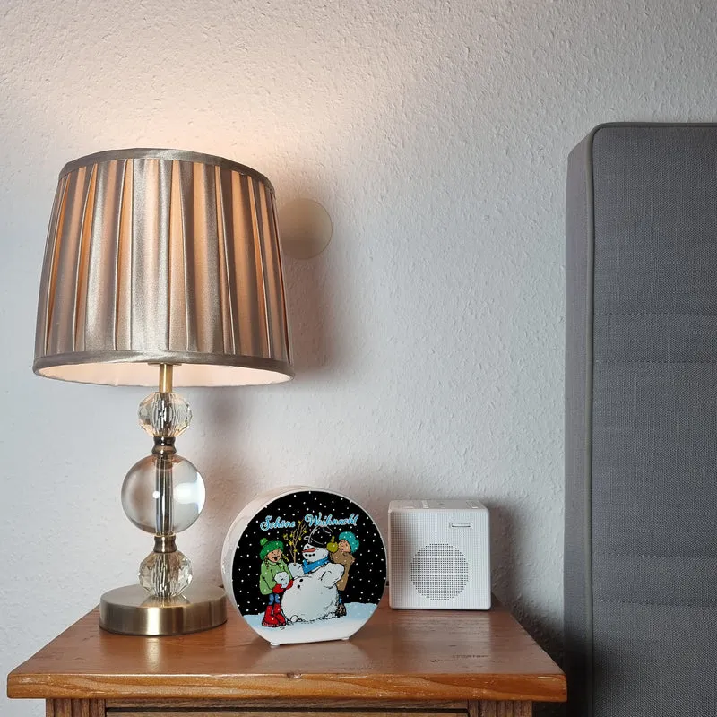 Schneemann Spardose mit Spruch: Frohe Weihnacht