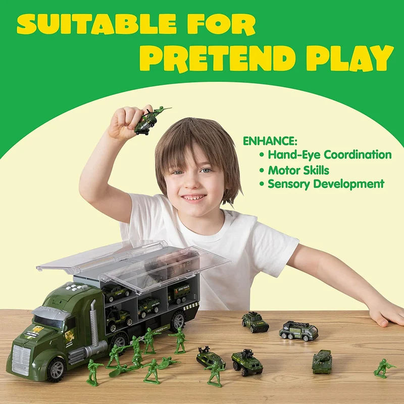 25 in 1 Die-cast Military Toy Set