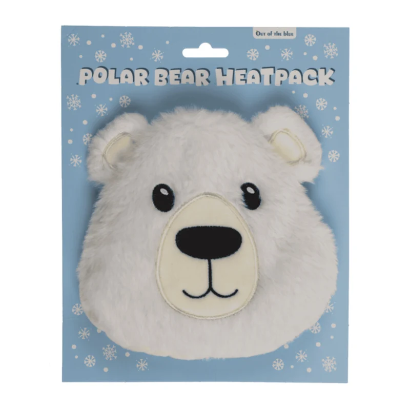 Eisbär Wärmekissen mit Tonkugelfüllung