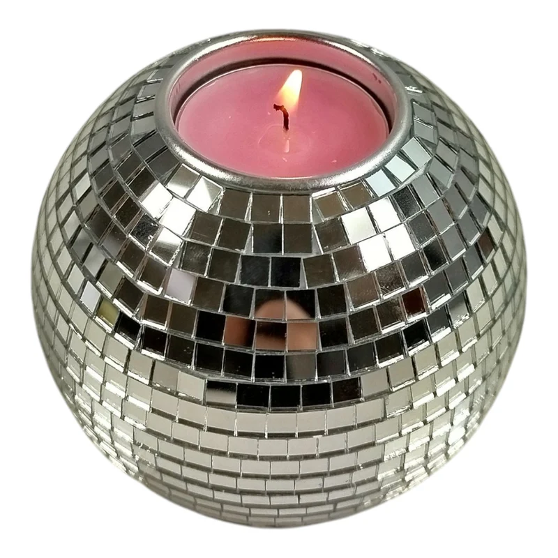 Discokugel Teelichthalter