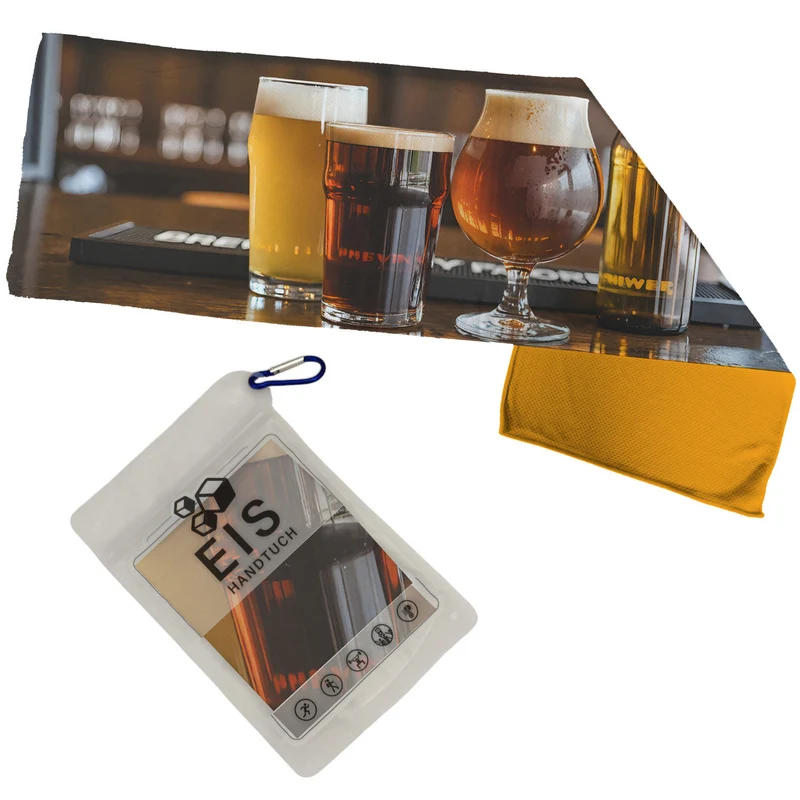 Beer Eishandtuch mit verschiedenen Biersorten