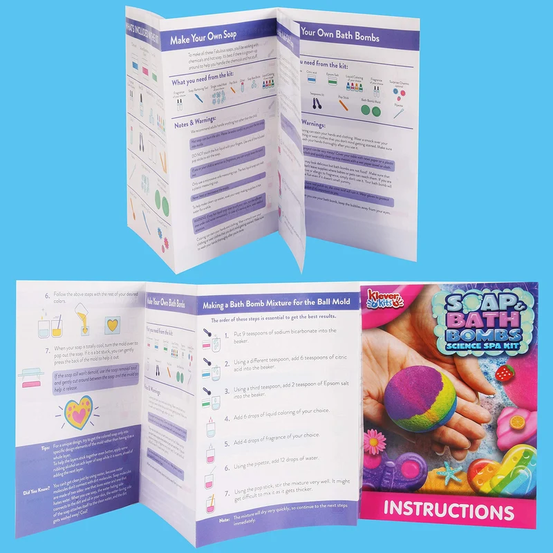 KLEVER KITS - DIY Bath Bomb and Soap Kit